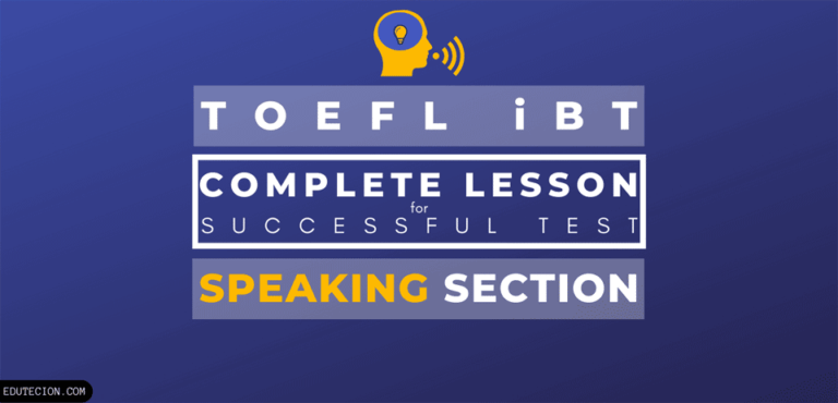 toefl ibt speaking section